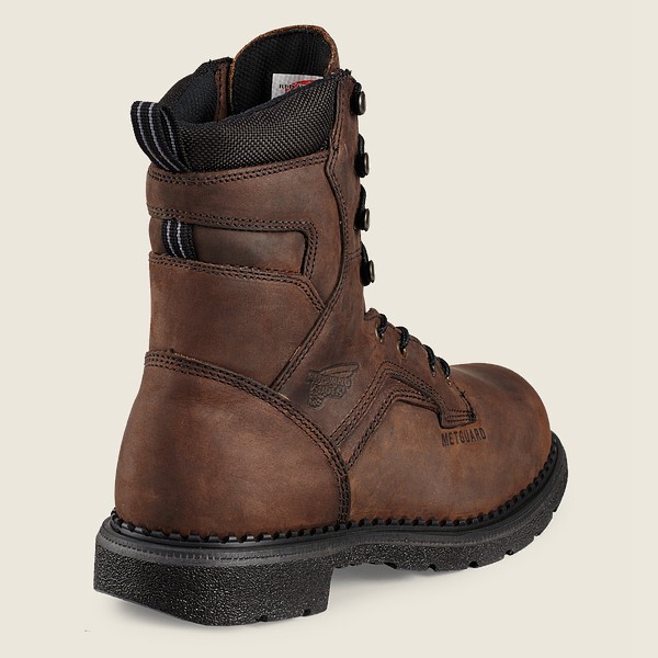 Botas de Seguridad Red Wing Hombre Marrom - Supersole® - 8-Inch Waterproof Toe Metguard - 501-LVYCZI